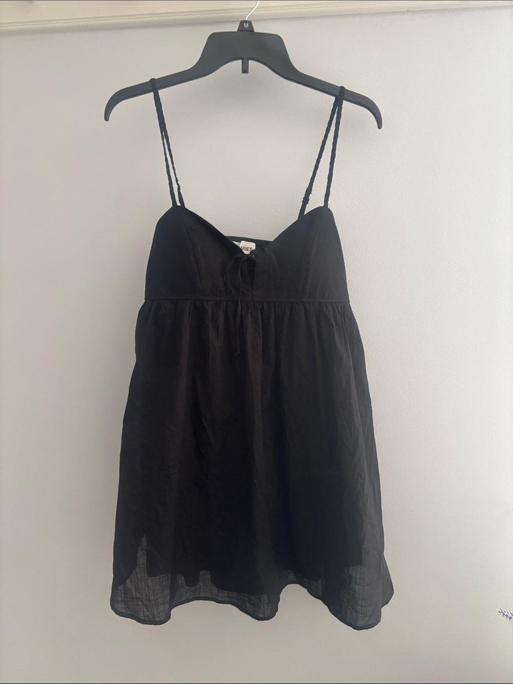 No Boundaries Black Spaghetti-Strap Mini Dress